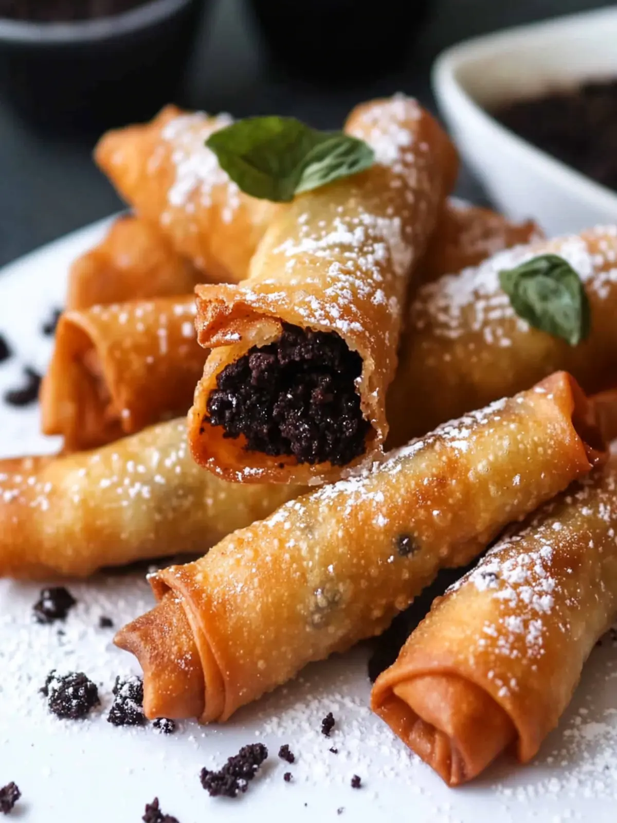Crispy Oreo Egg Rolls: A Fun Dessert Twist You’ll Love 2 Oreo Egg Rolls (Dessert Egg Rolls)