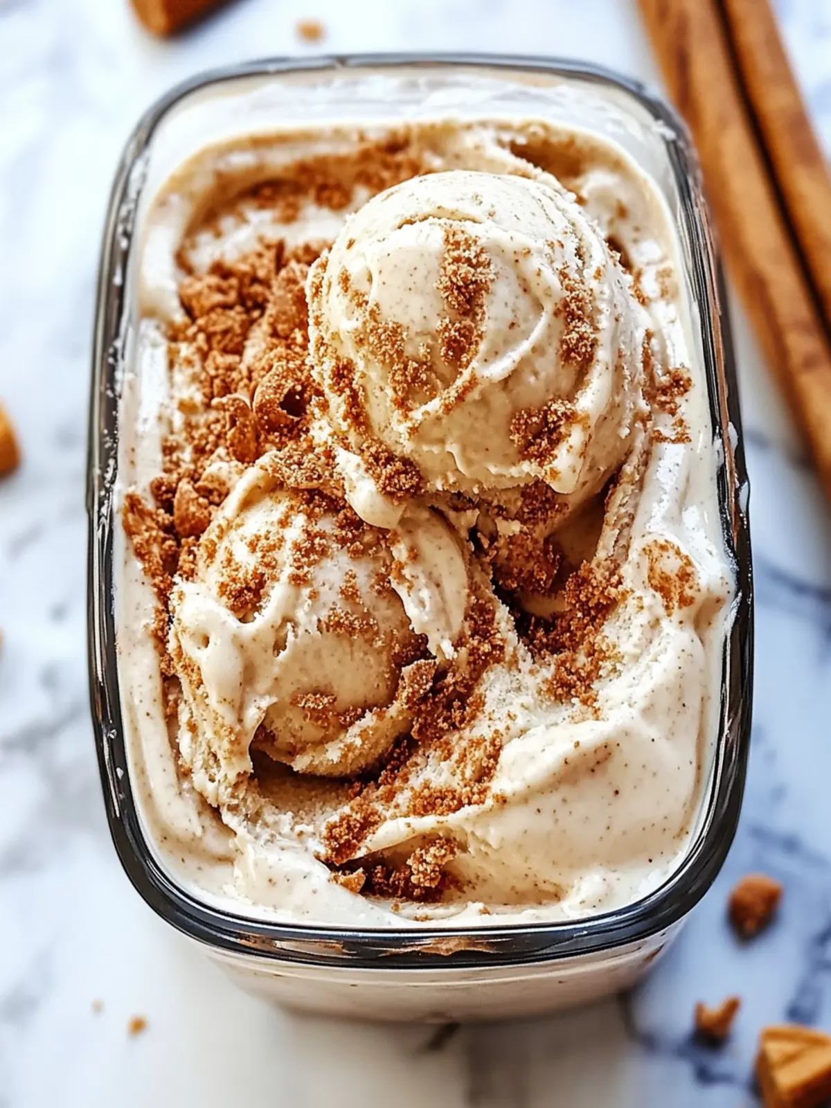 Homemade Biscoff Ice Cream: Creamy No-Churn Dream in 5 Steps 4 Homemade Biscoff Ice Cream