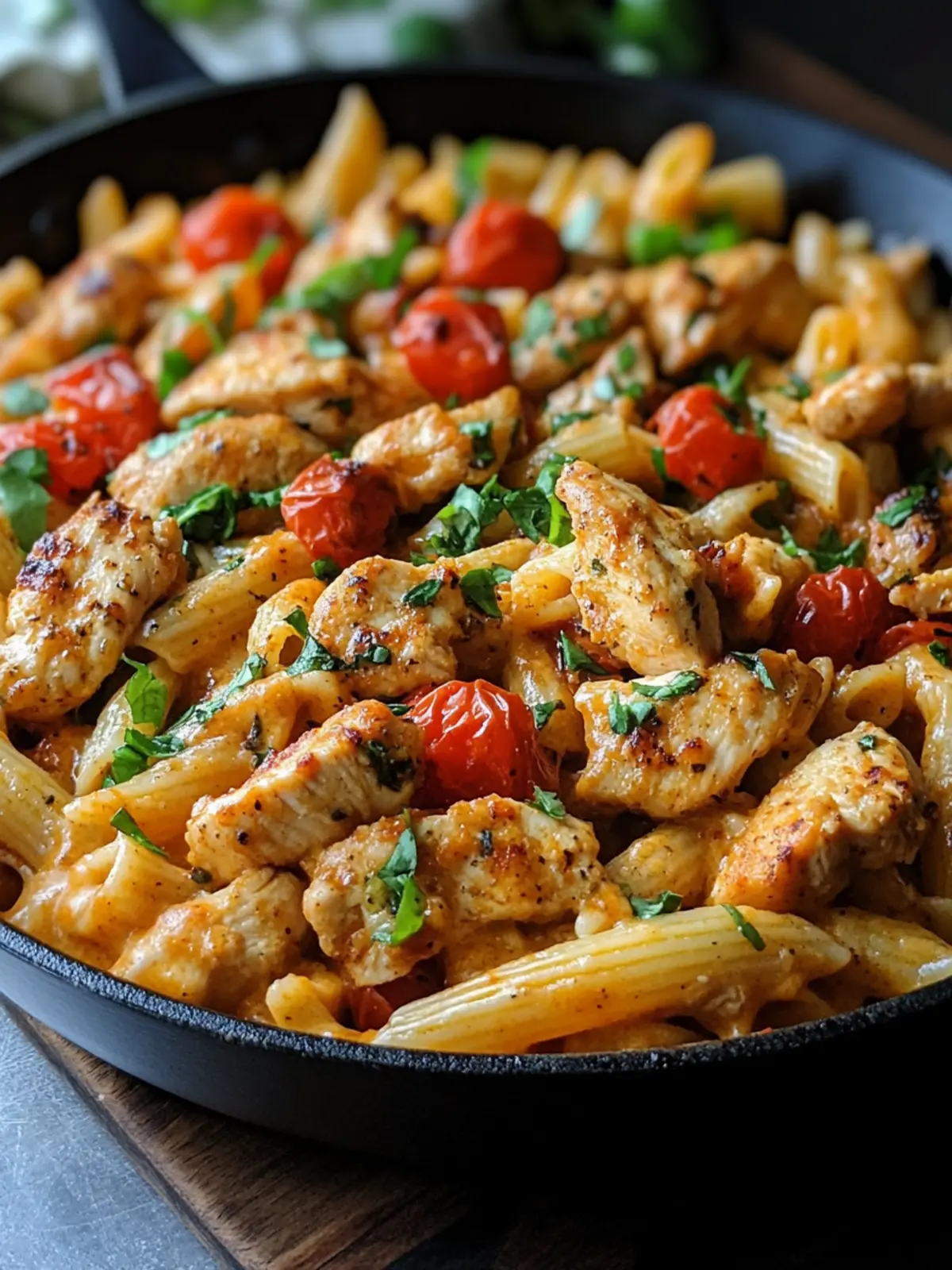 Spicy 30-Minute High Protein Cajun Chicken Pasta Skillet Delight 2 30-Minute High Protein Cajun Chicken Pasta Skillet