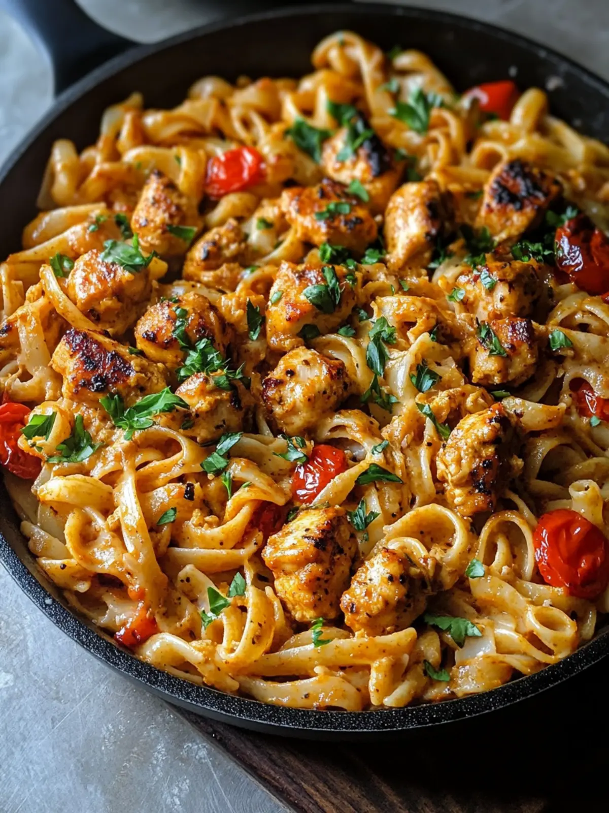 Spicy 30-Minute High Protein Cajun Chicken Pasta Skillet Delight 4 30-Minute High Protein Cajun Chicken Pasta Skillet