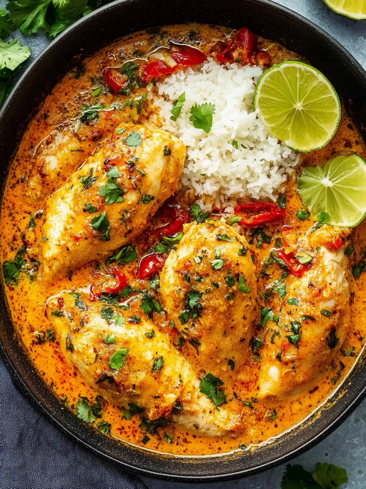 Savory Spicy Brazilian Coconut Chicken in 30 Minutes 4 Spicy Brazilian Coconut Chicken