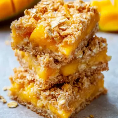 Mouthwatering Mango Oatmeal Crumble Bars for Easy Snacking 10 Mango Oatmeal Crumble Bars