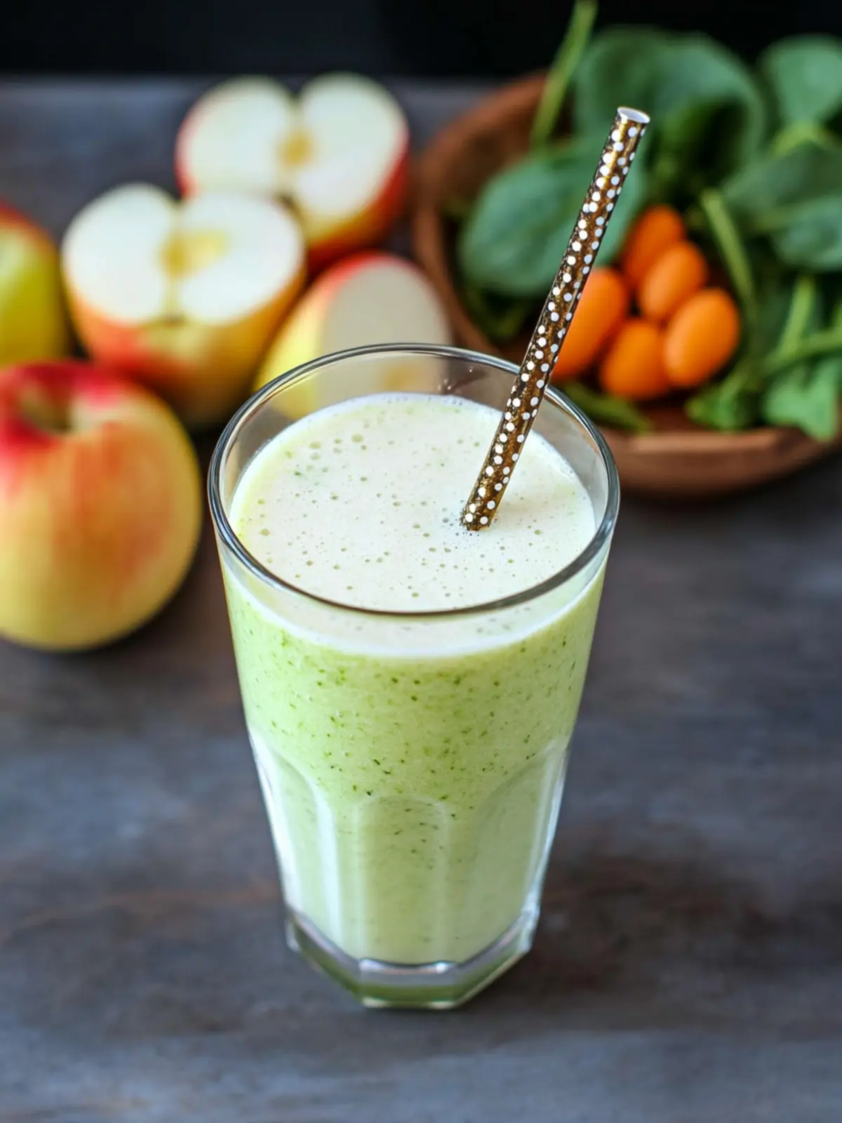 Delicious Simple Apple Spinach Smoothie for Bright Mornings 4 Simple Apple Spinach Smoothie