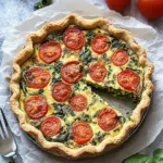 Delicious Vegan Tomato Spinach Quiche for a Guilt-Free Brunch 85 Vegan Tomato Spinach Quiche