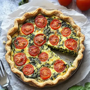 Delicious Vegan Tomato Spinach Quiche for a Guilt-Free Brunch 10 Vegan Tomato Spinach Quiche