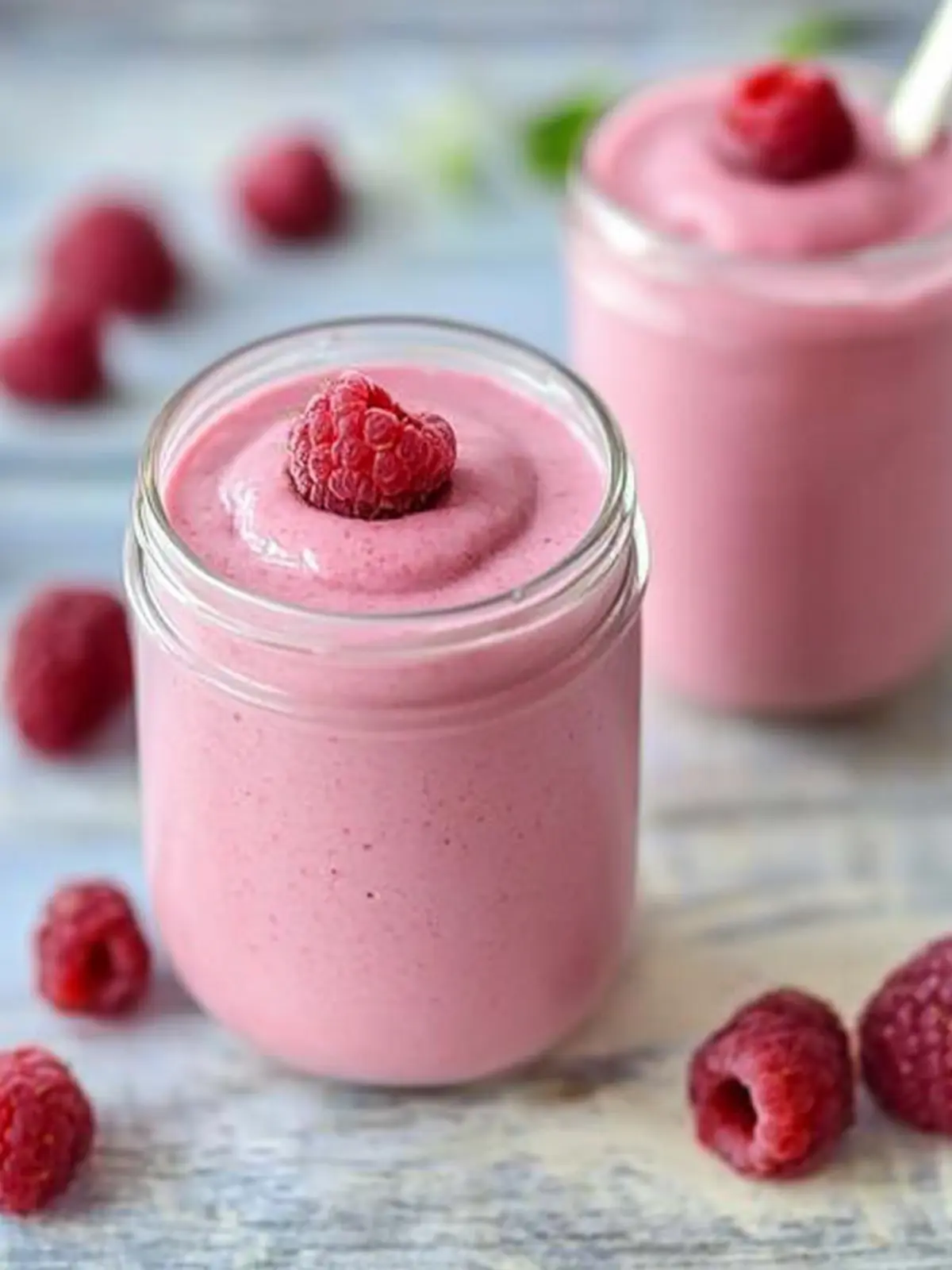 Creamy High Protein Raspberry Cheesecake Smoothie Bliss 5 High Protein Raspberry Cheesecake Smoothie