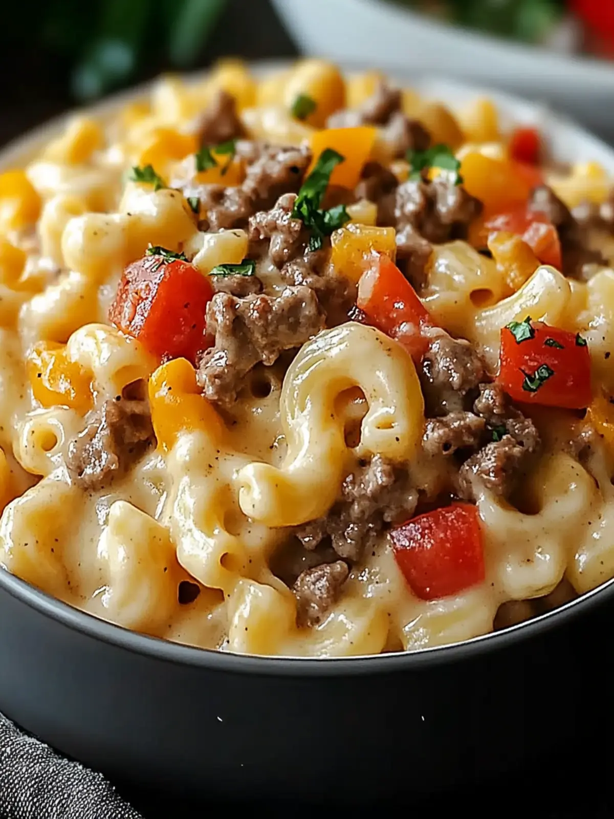 High-Protein Creamy Philly Cheesesteak Mac & Cheese Magic 4 High-Protein Creamy Philly Cheesesteak Mac & Cheese Bliss