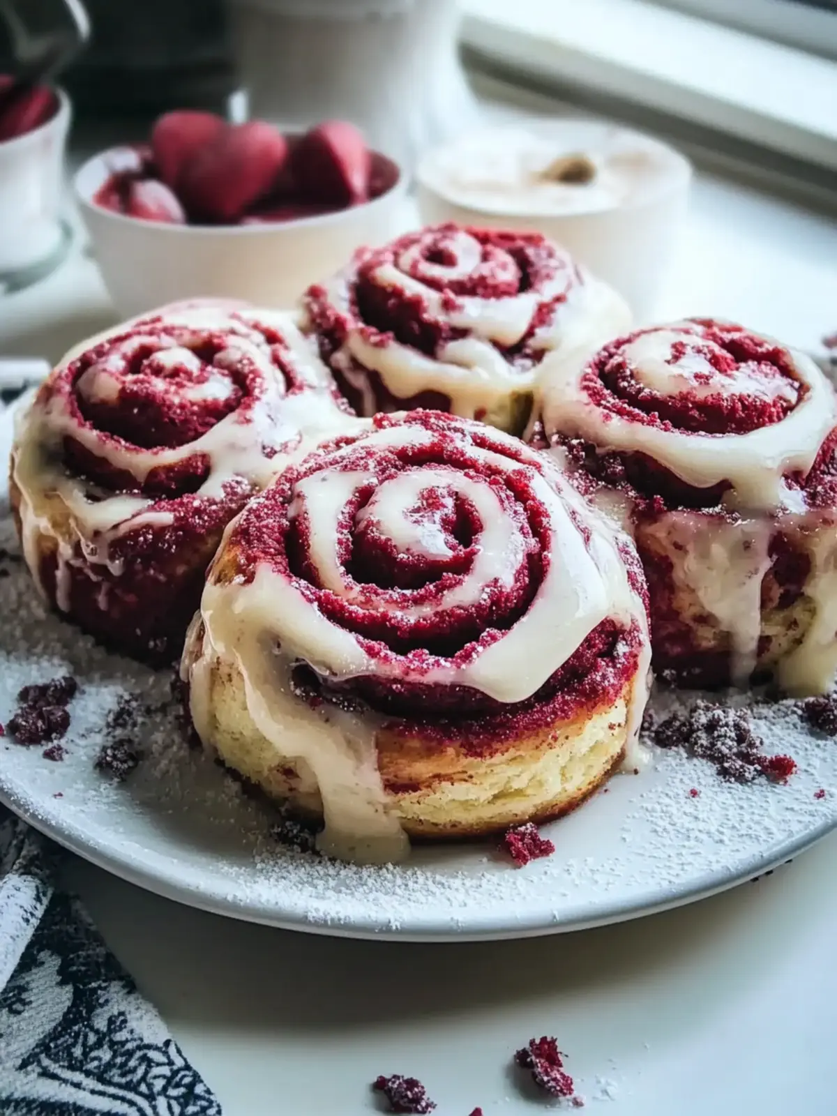 Red Velvet Cinnamon Rolls That Will Steal Your Heart 2 Red Velvet Cinnamon Rolls