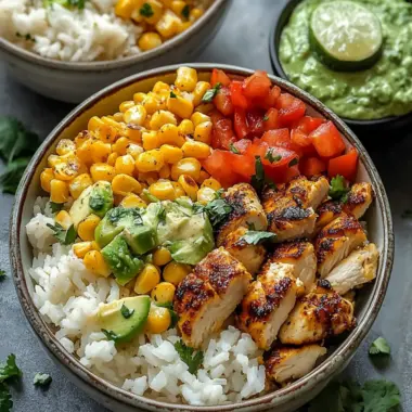 Delicious Street Corn Chicken Rice Bowls for Easy Meal Prep 9 Street Corn Chicken Rice Bowls