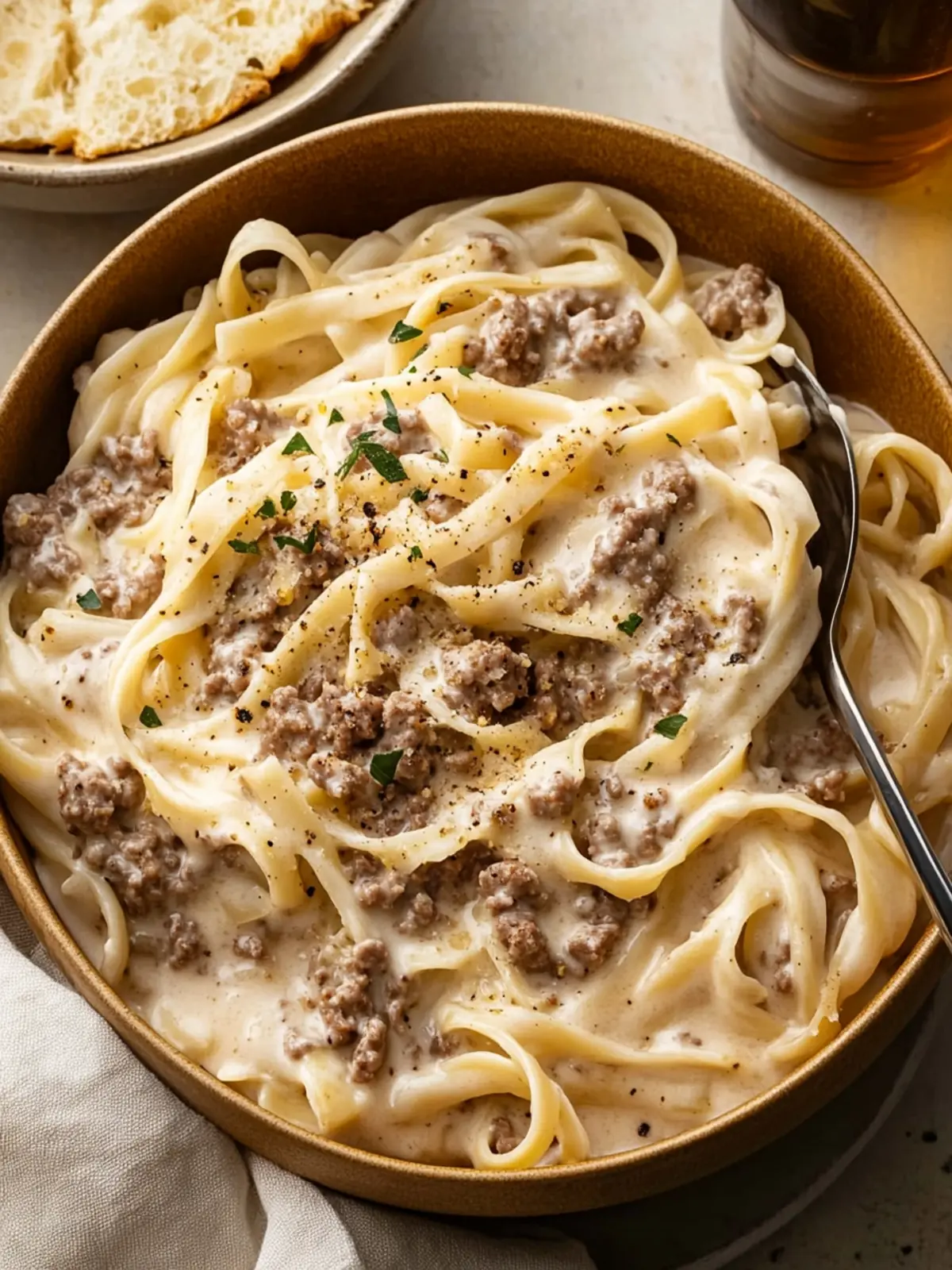 Creamy Ground Beef Alfredo for Cozy Weeknight Dinners 2 Ground Beef Alfredo