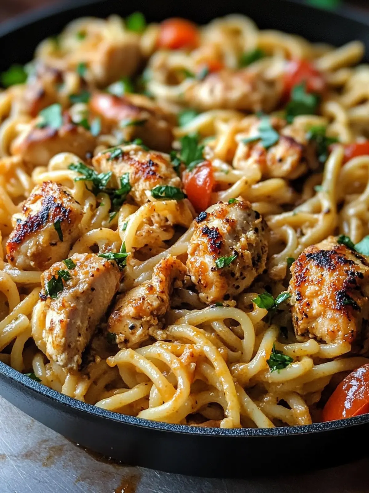 30-Minute High Protein Cajun Chicken Pasta Skillet Love 5 30-Minute High Protein Cajun Chicken Pasta Skillet