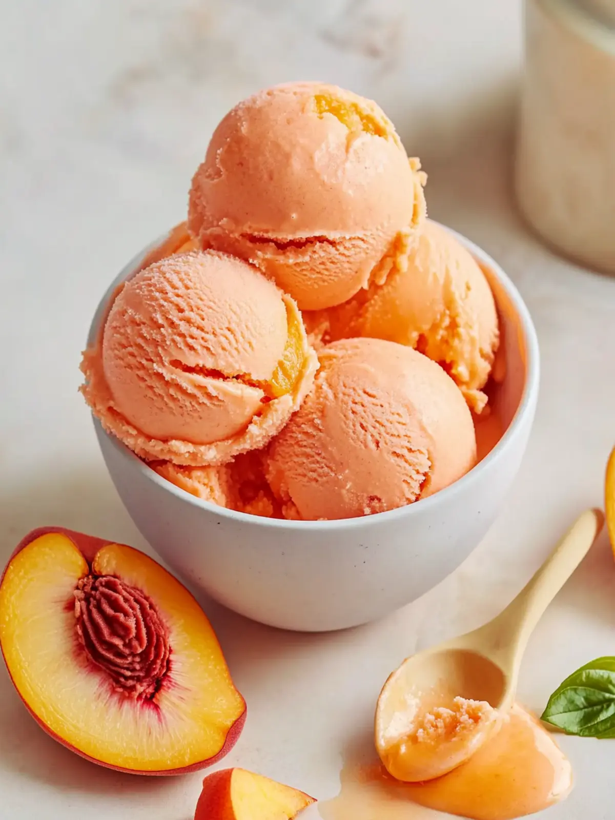 Best Peach Sorbet: Simple, No-Churn Delight for Summer Fun 4 Best Peach Sorbet