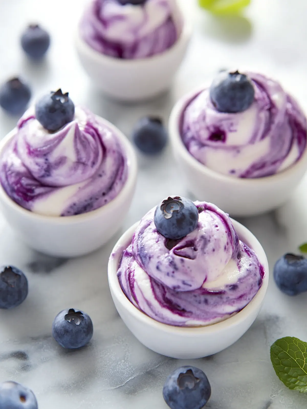 Blueberry Swirl Yogurt Bites for a Refreshing Snack Delight 3 Blueberry Swirl Yogurt Bites