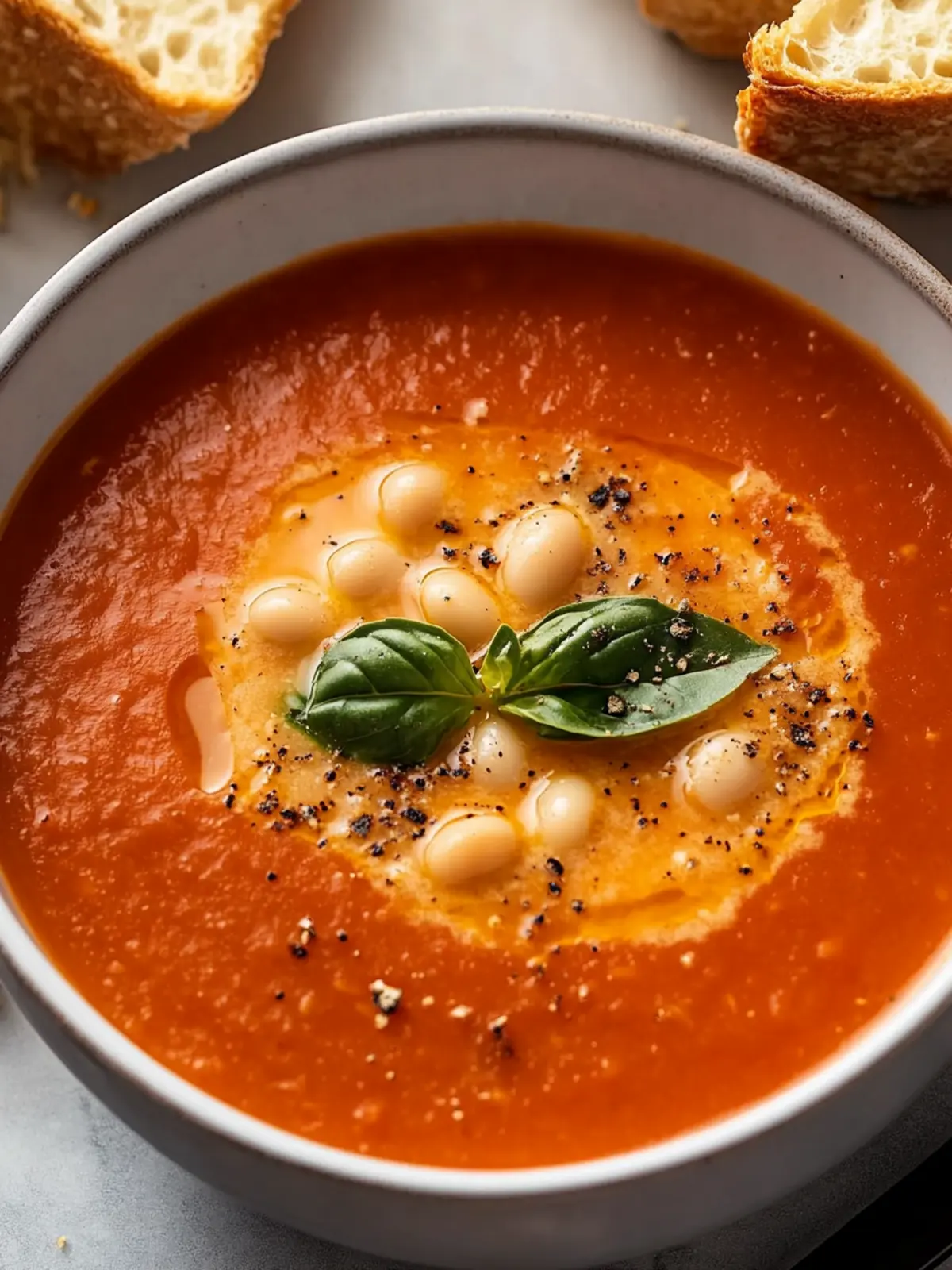 Cozy Tomato and White Bean Soup for Comforting Nights 2 Tomato and White Bean Soup
