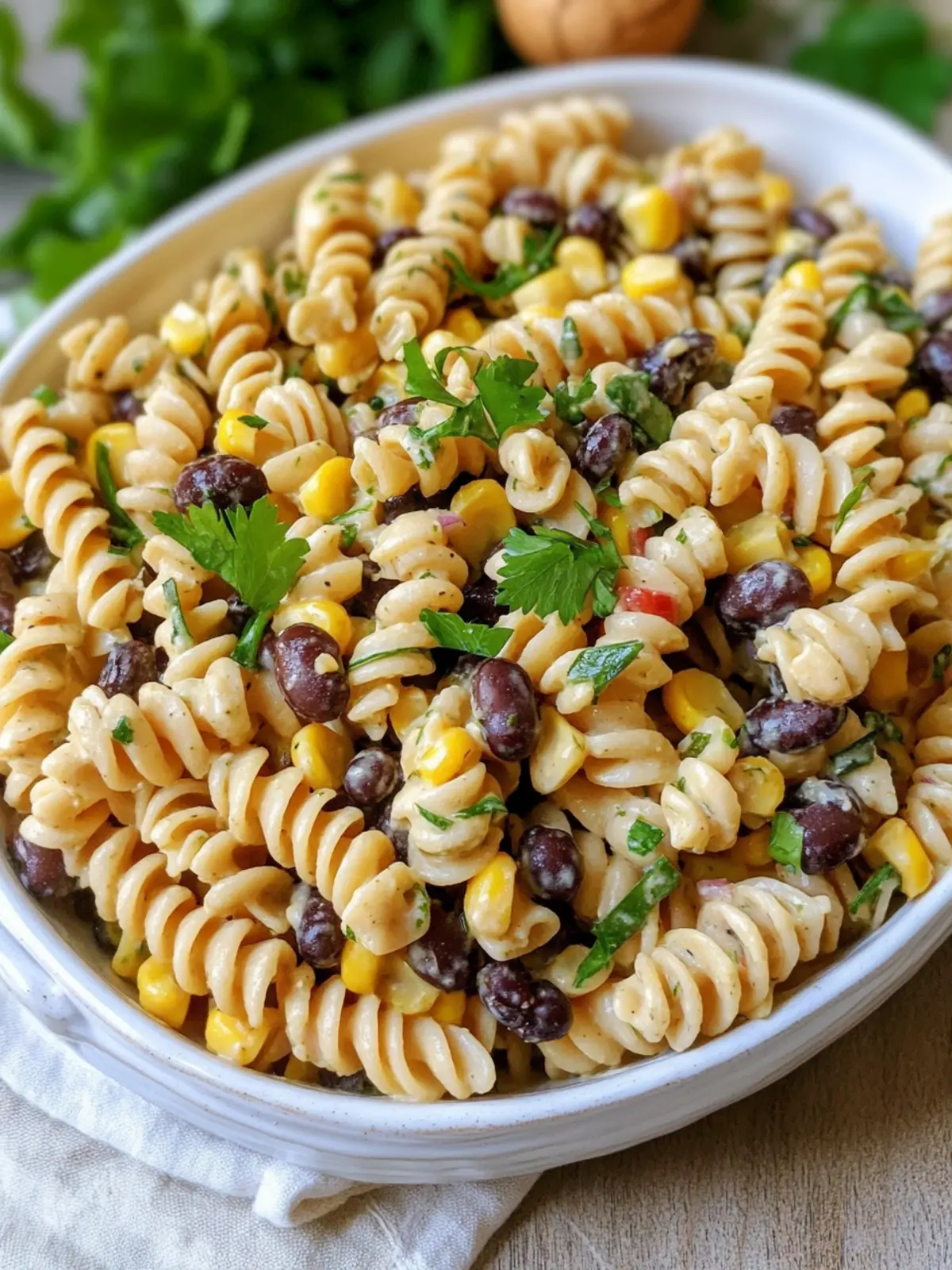 Healthy Black Bean & Corn Pasta Salad: A Zesty Twist! 4 Healthy Black Bean & Corn Pasta Salad
