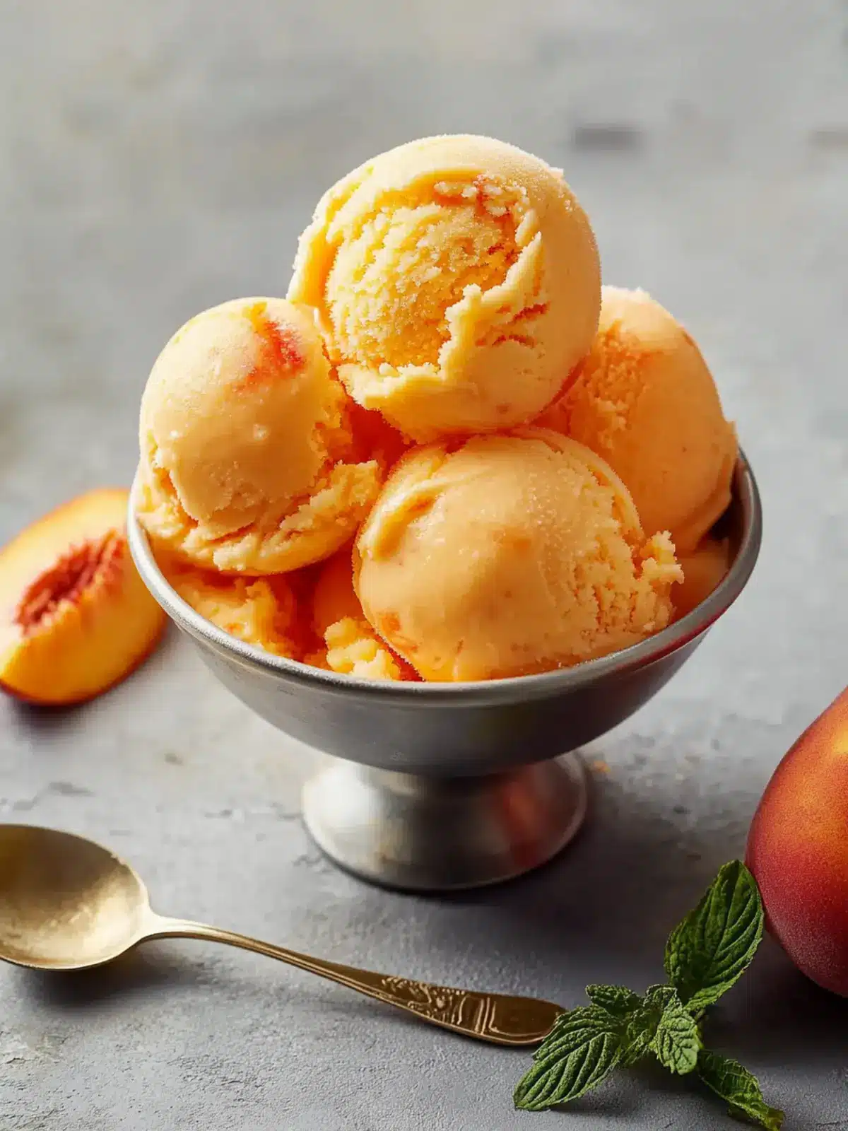 Best Peach Sorbet: Simple, No-Churn Delight for Summer Fun 2 Best Peach Sorbet