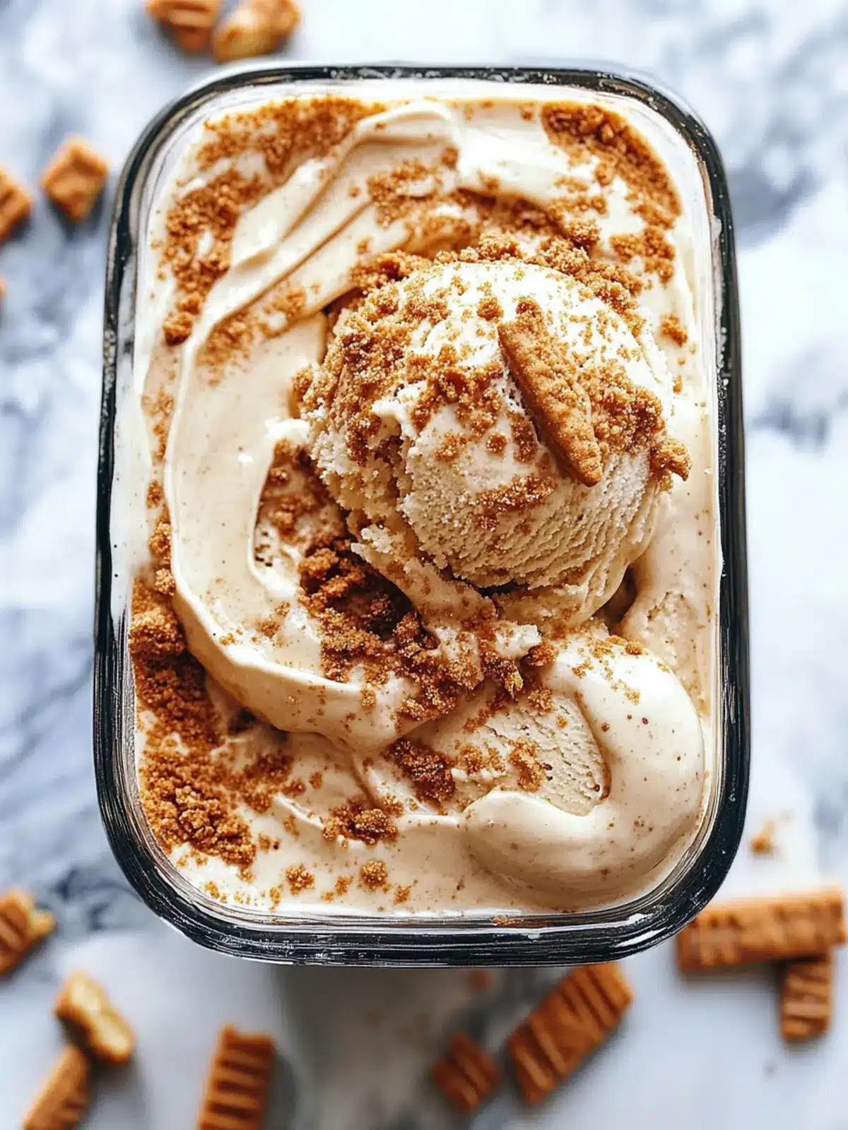 Homemade Biscoff Ice Cream: Creamy No-Churn Dream in 5 Steps 2 Homemade Biscoff Ice Cream
