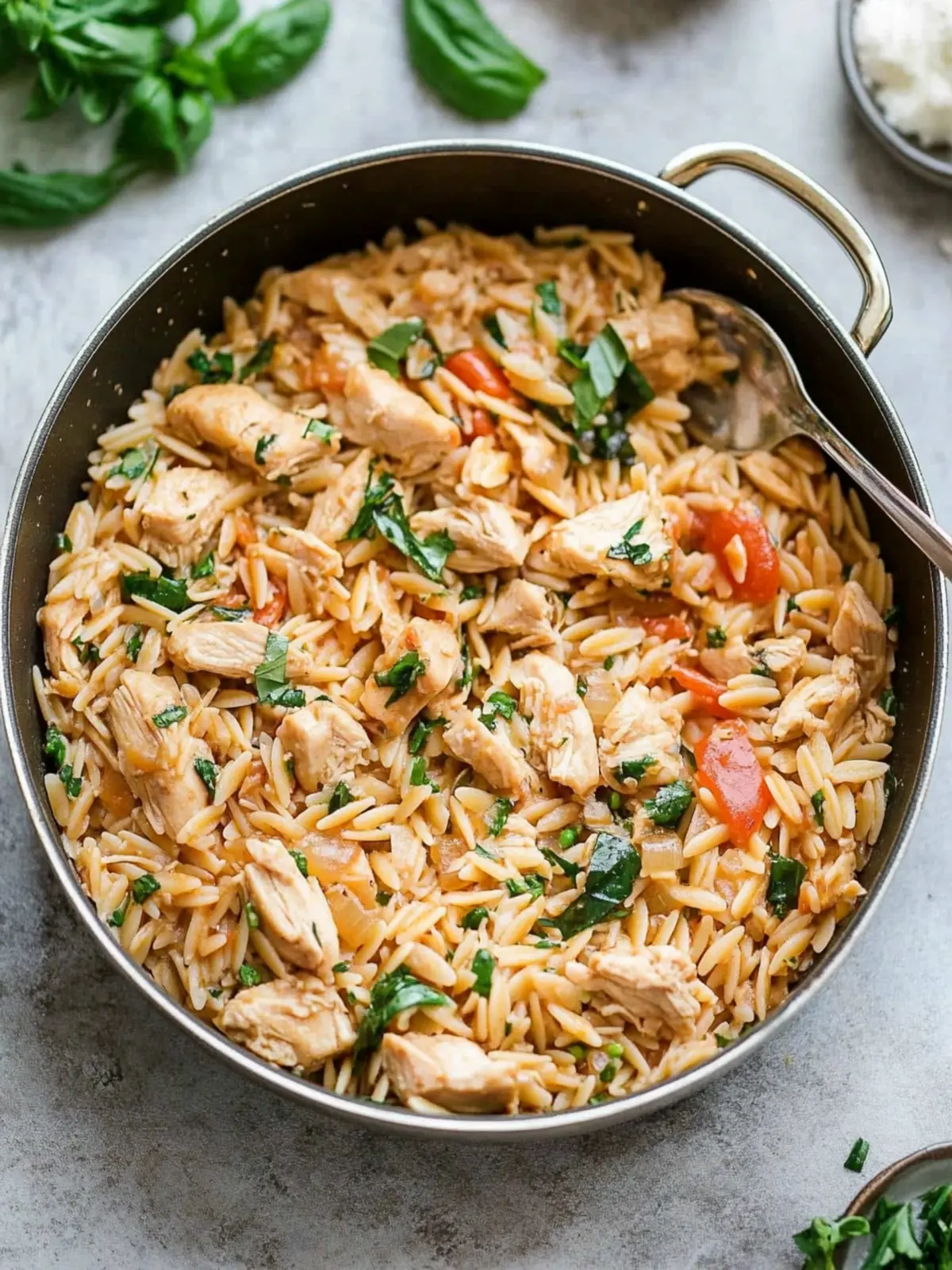Delicious One Pot Chicken Orzo in 30 Minutes or Less 4 One Pot Chicken Orzo
