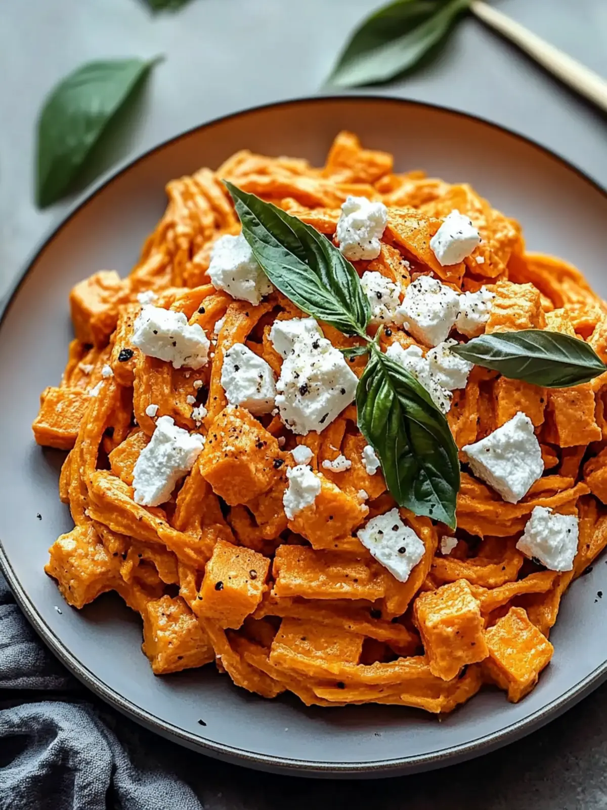 Creamy Sweet Potato Goat Cheese Pasta for Cozy Dinner Bliss 2 Sweet Potato Goat Cheese Pasta