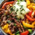 Savory Philly Cheesesteak Bowl: Low-Carb and High-Protein Treat 11 Philly Cheesesteak Bowl