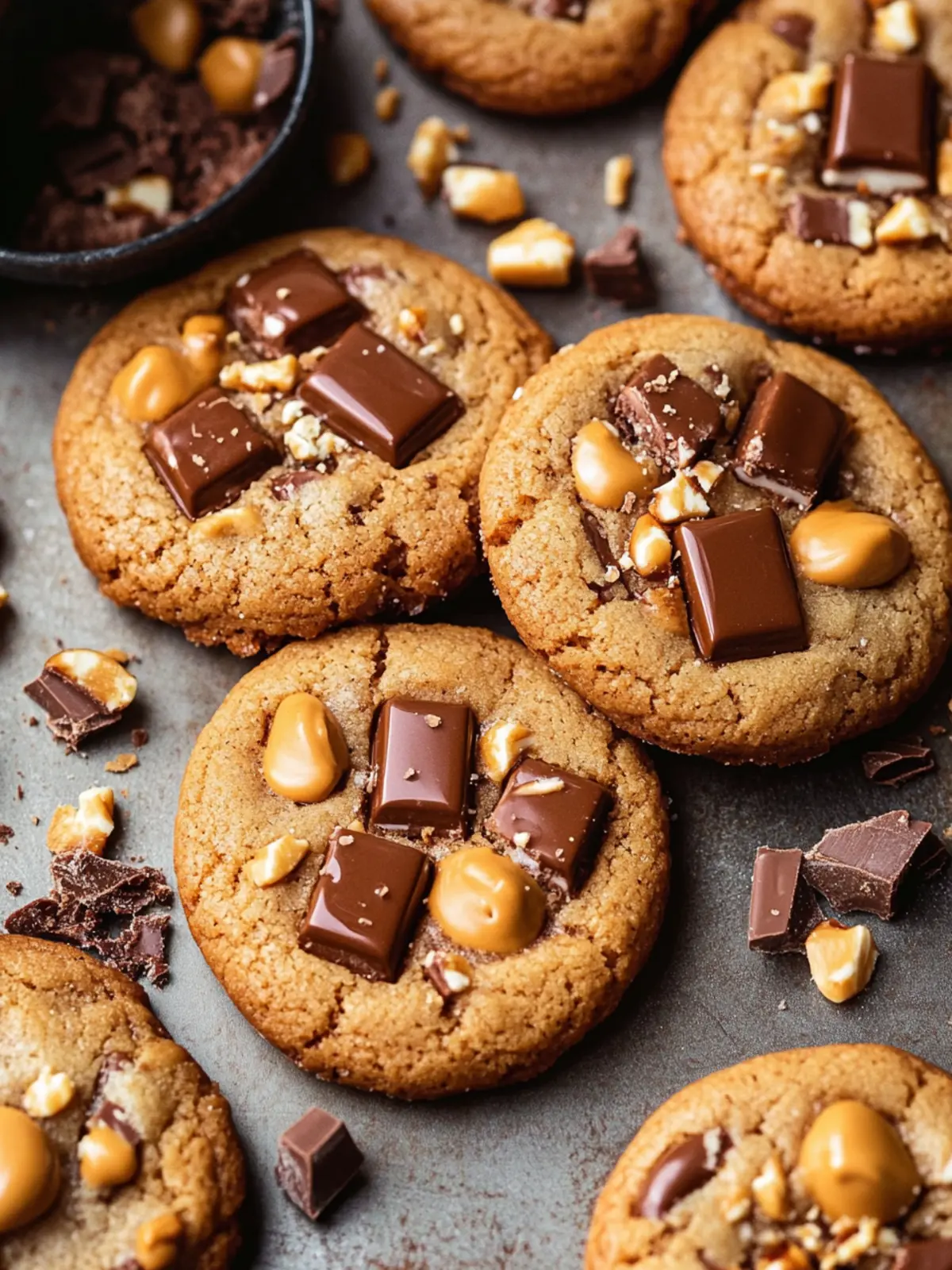 Indulge in Gooey Twix Cookies Loaded with Caramel Bliss 2 Twix Cookies