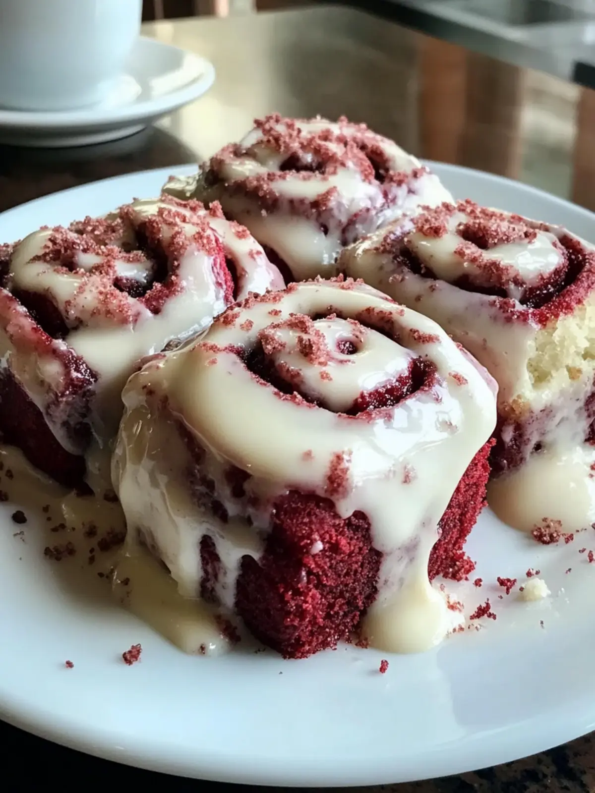 Red Velvet Cinnamon Rolls That Will Steal Your Heart 3 Red Velvet Cinnamon Rolls