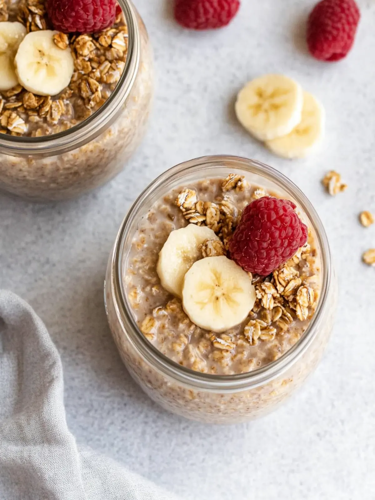 Irresistible Brown Sugar Overnight Oats with Banana Bliss 3 Brown Sugar Overnight Oats