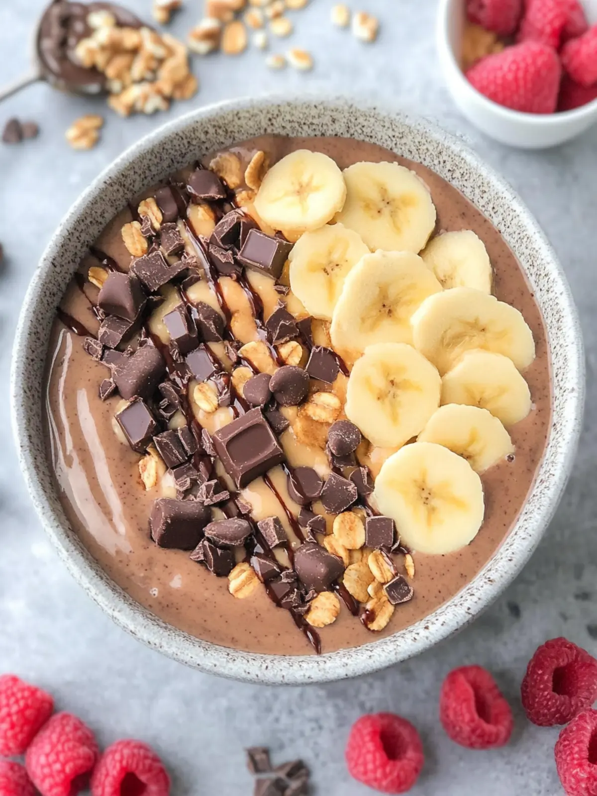 Thick and Creamy Snickers Smoothie Bowl Vegan and Gluten-Free Bliss 2 Thick and Creamy Snickers Smoothie Bowl (Vegan, GF)