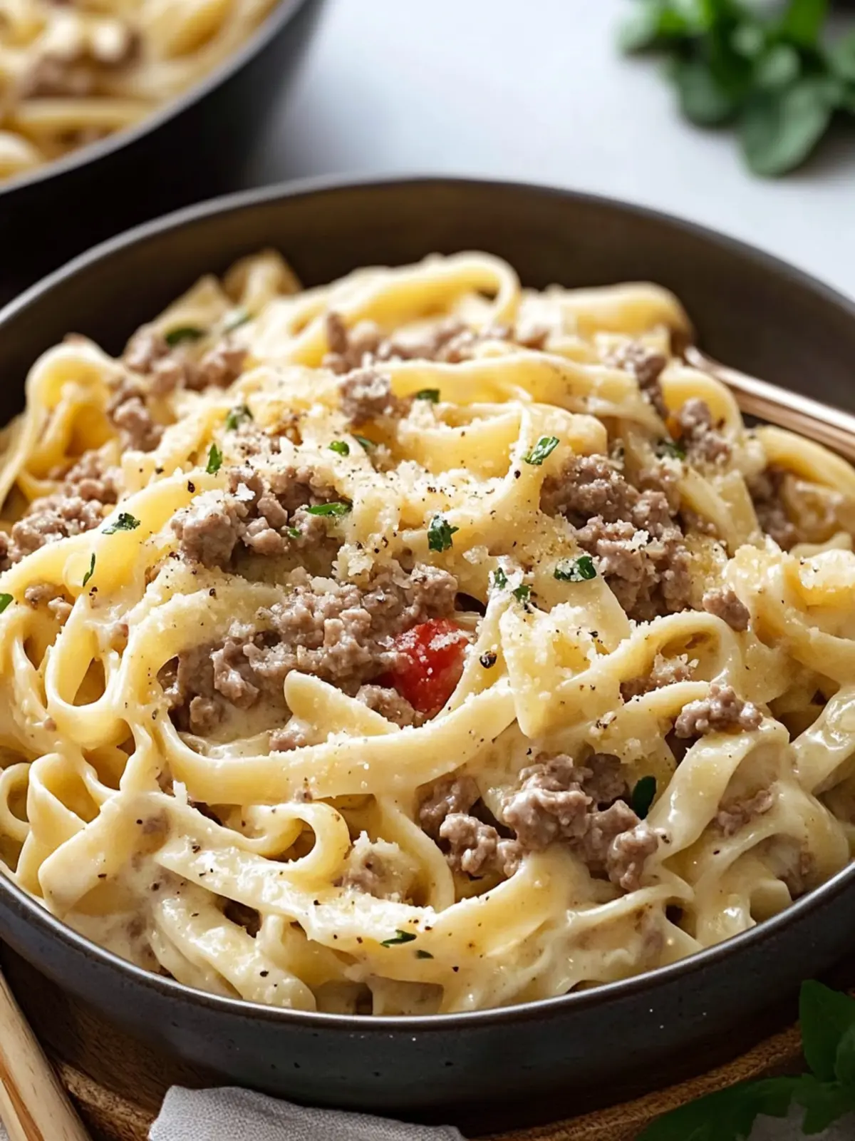Creamy Ground Beef Alfredo for Cozy Weeknight Dinners 5 Ground Beef Alfredo