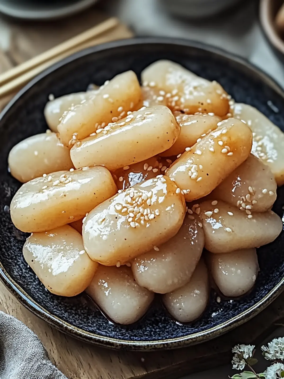 Sweet Soy Butter Korean Rice Cakes You Can Make in 15 Minutes 2 Sweet Soy Butter Korean Rice Cakes