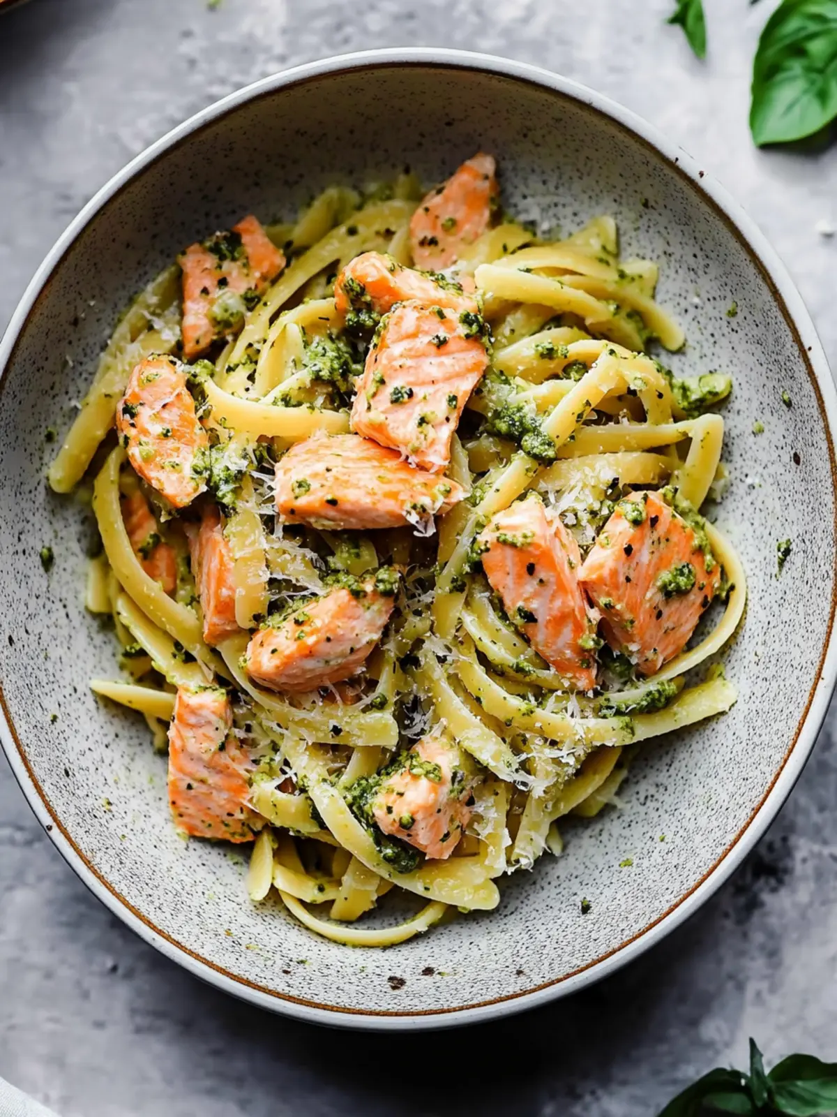 Savory Salmon Pesto Pasta: Your New Weeknight Delight 3 Salmon Pesto Pasta
