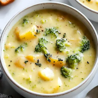 Comforting Broccoli Potato Cheese Soup for Cozy Nights 9 Broccoli Potato Cheese Soup