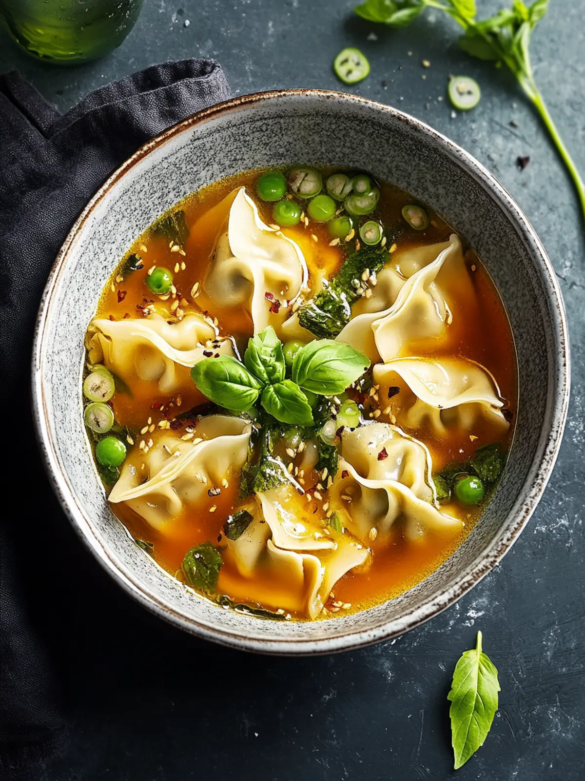 Wonton Soup with Spicy Broth: A Cozy Comfort Classic 2 Wonton Soup with Spicy Broth