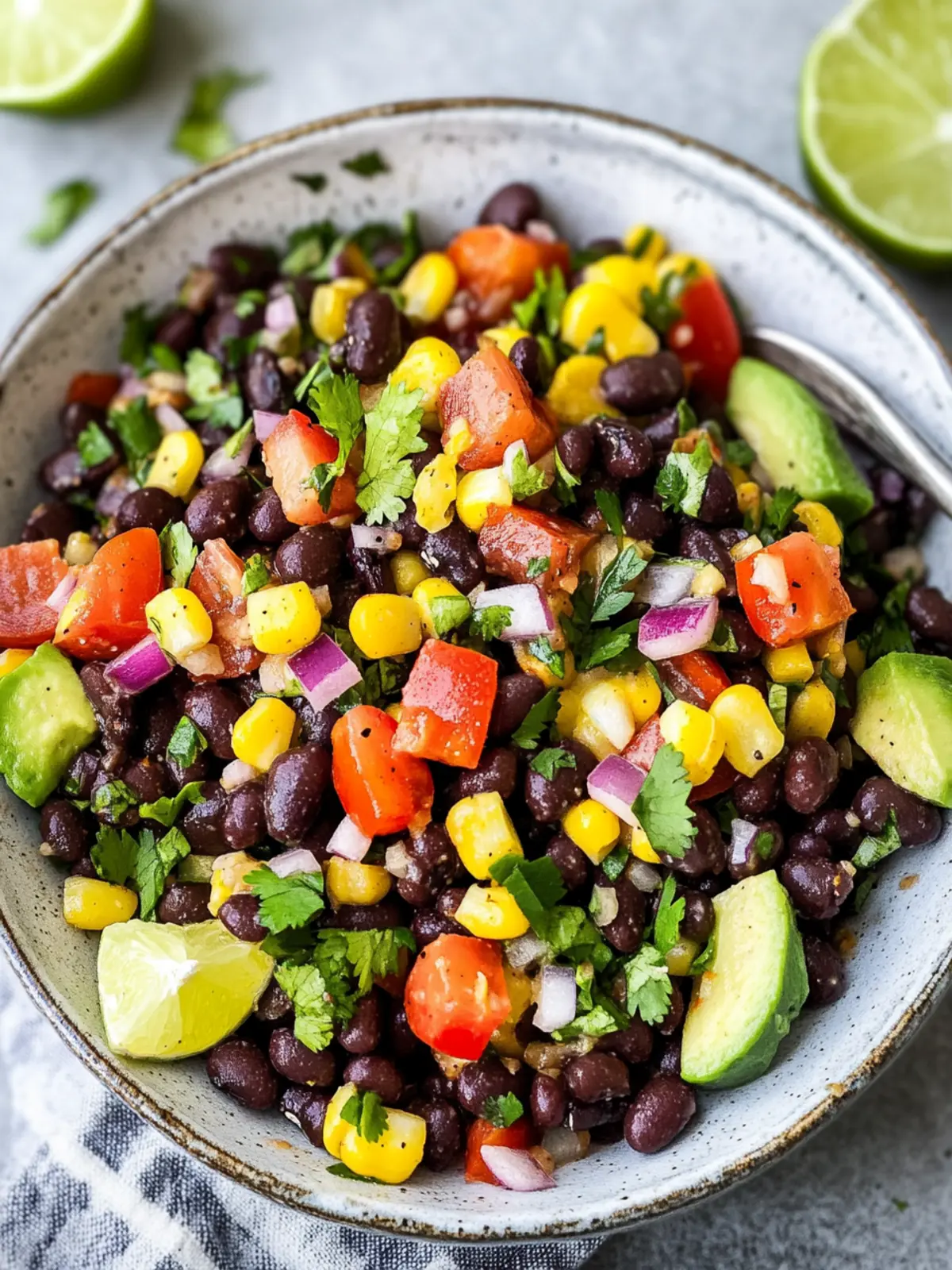 Southwestern Black Bean Salad: Fresh, Flavorful, and Quick! 4 Southwestern Black Bean Salad