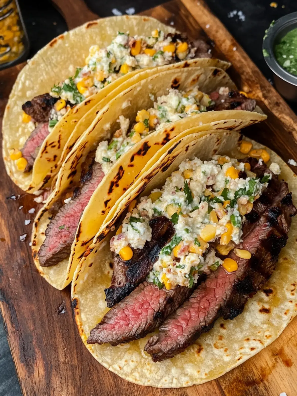 Grilled Steak Elote Tacos: A Summer Fiesta for Taco Lovers 2 Grilled Steak Elote Tacos