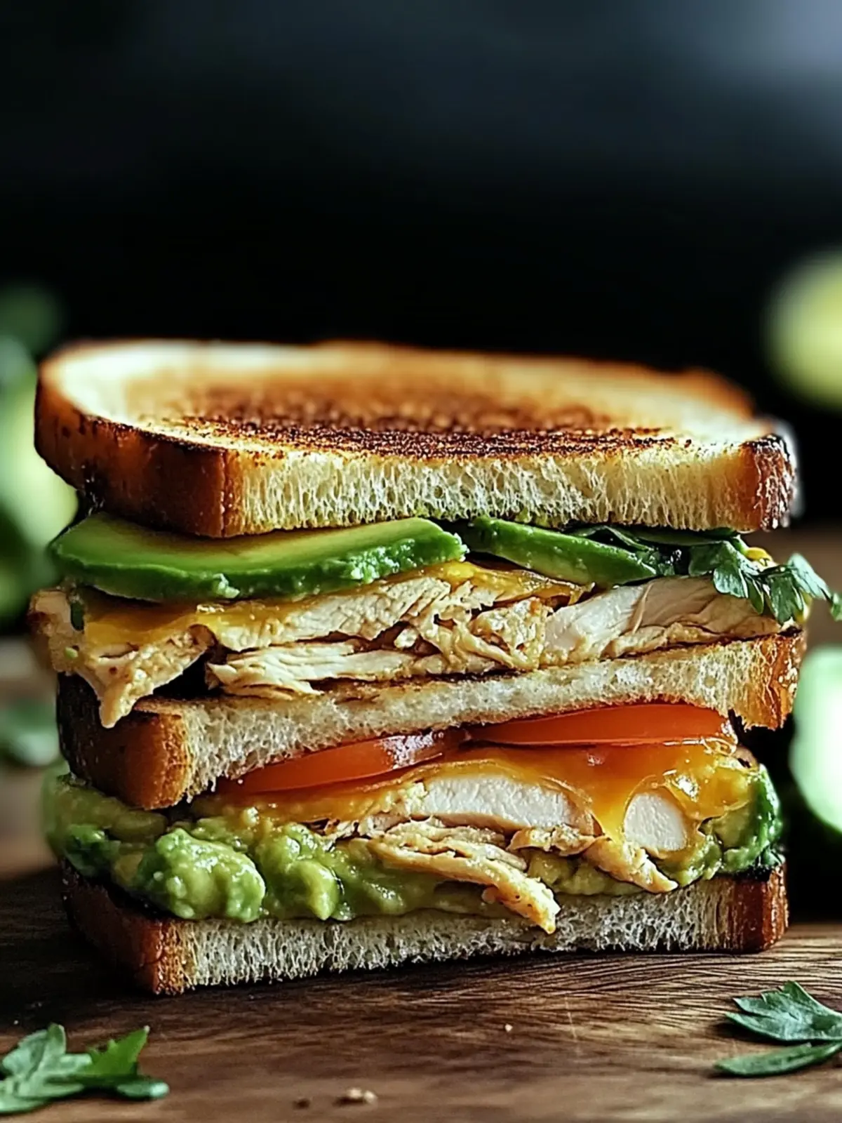 Melt-in-Your-Mouth Chicken Avocado Melt Sandwich Bliss 2 Melt-in-Your-Mouth Chicken Avocado Melt Sandwich