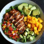 Jerk Chicken Buddha Bowl with Mango Salsa for Summer Bliss 11 Jerk Chicken Buddha Bowl with Mango Salsa