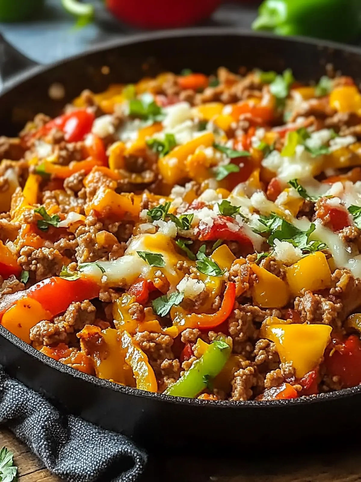 Unstuffed Pepper Skillet: Quick Comfort for Busy Nights 4 Unstuffed Pepper Skillet