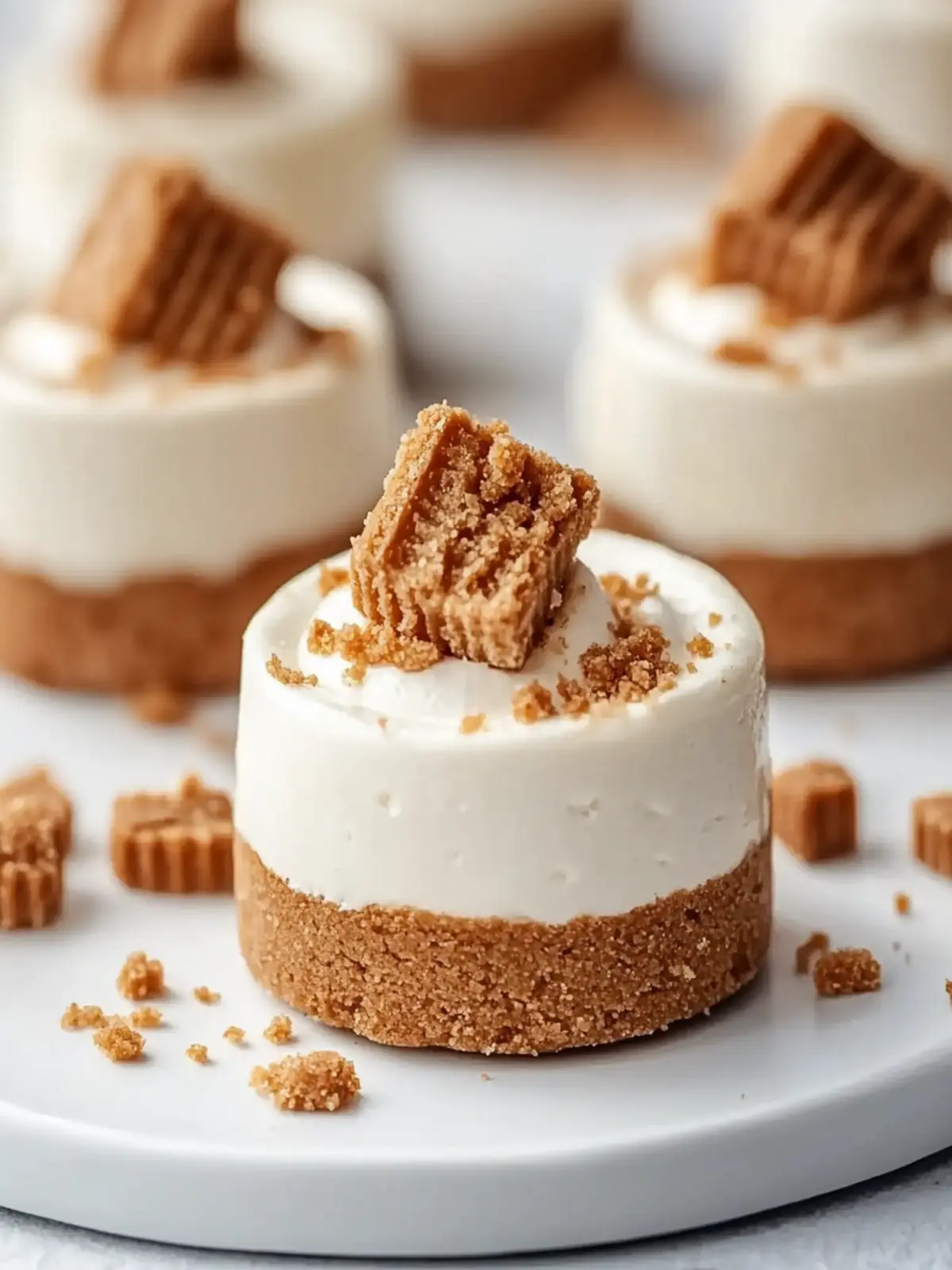 Decadent Mini Biscoff Cheesecakes to Wow Your Guests 2 Decadent Mini Biscoff Cheesecakes