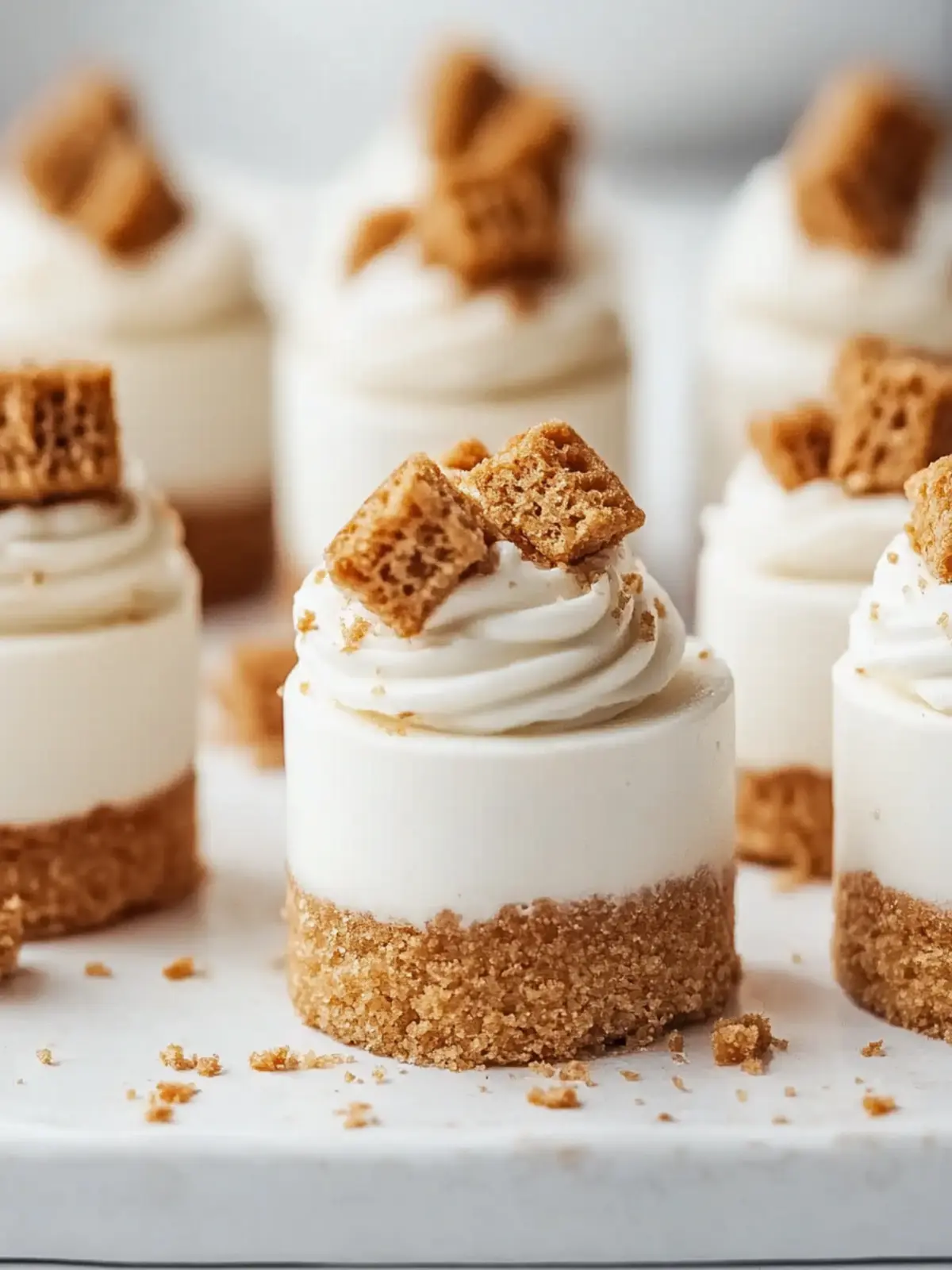 Decadent Mini Biscoff Cheesecakes to Wow Your Guests 4 Decadent Mini Biscoff Cheesecakes