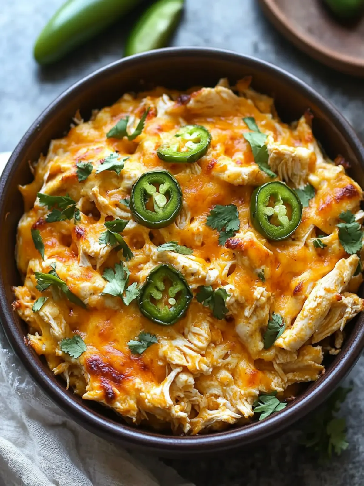 Spicy Jalapeño Buffalo Chicken Casserole for Cozy Nights 3 Jalapeño Buffalo Chicken Casserole