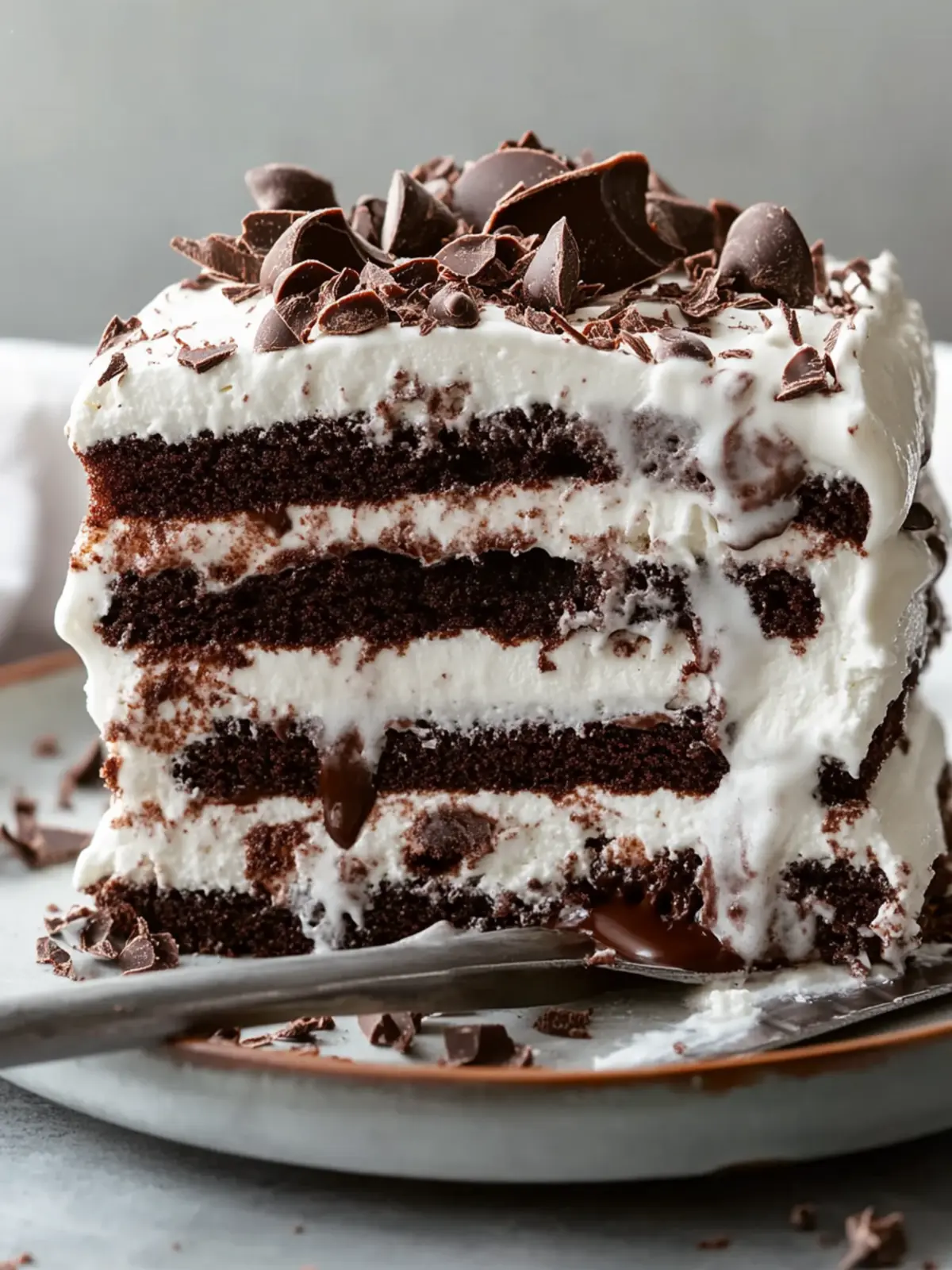Delicious No-Bake Chocolate Ice Cream Sandwich Cake Magic 4 Chocolate Ice Cream Sandwich Cake