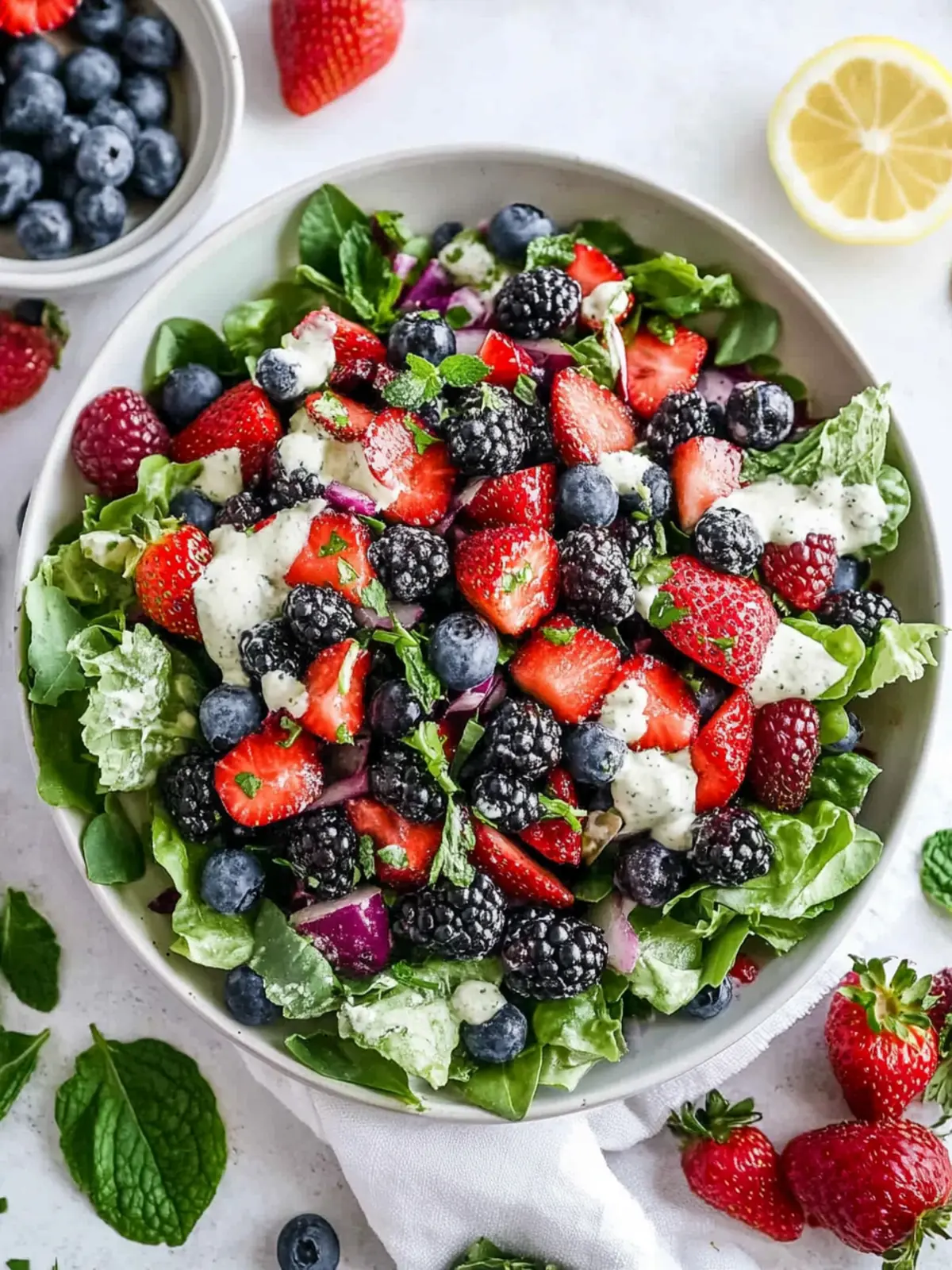 Superfood Berry Salad with Creamy Lemon Herb Delight 3 Superfood Berry Salad with Creamy Lemon Herb Dressing