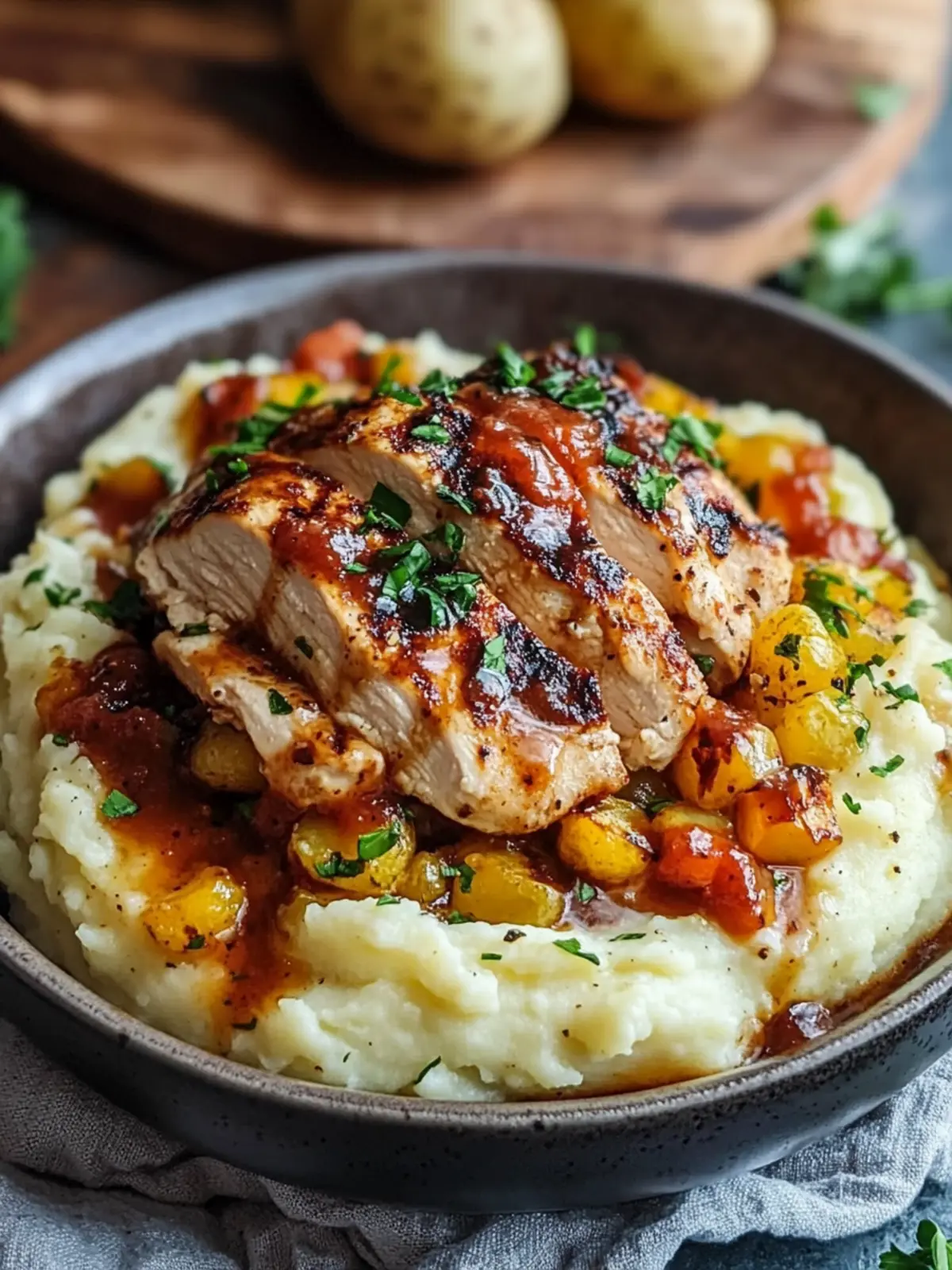 Juicy Grilled Chicken Mashed Potato Bowls for Cozy Nights 2 Juicy Grilled Chicken Mashed Potato Bowls