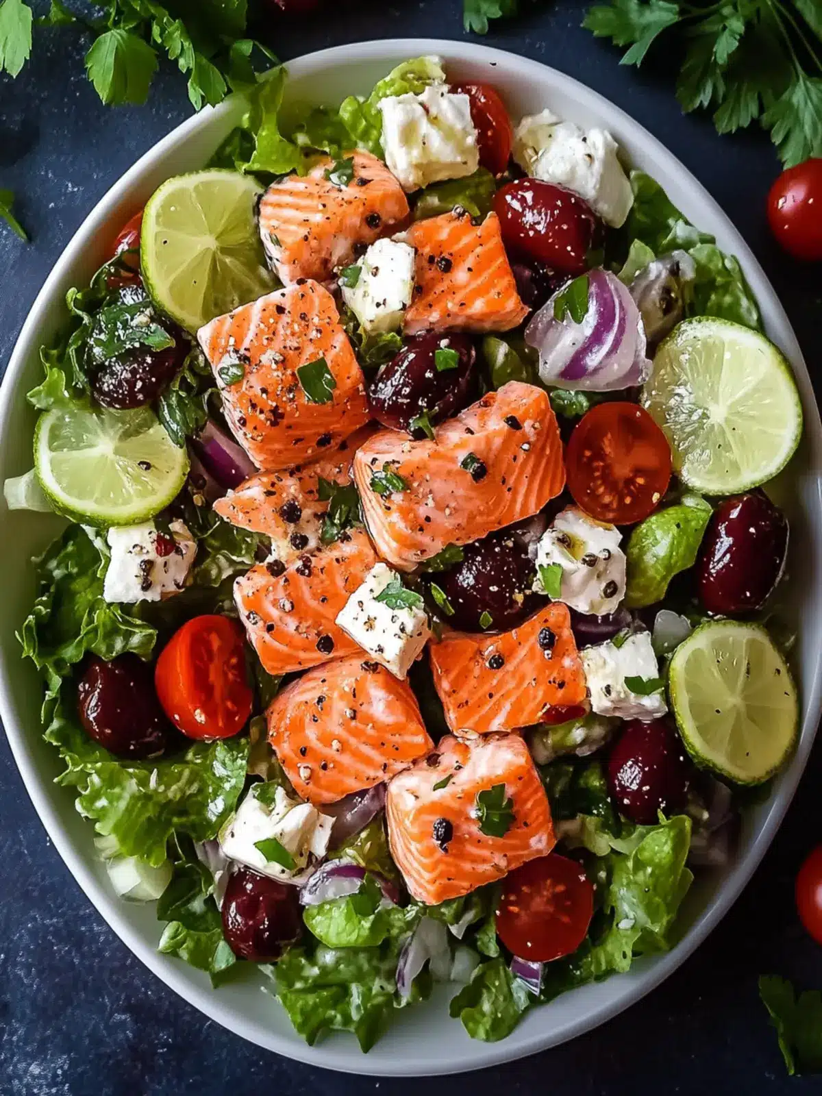 Refreshing Mediterranean Salmon Salad in Just 20 Minutes 2 Mediterranean Salmon Salad