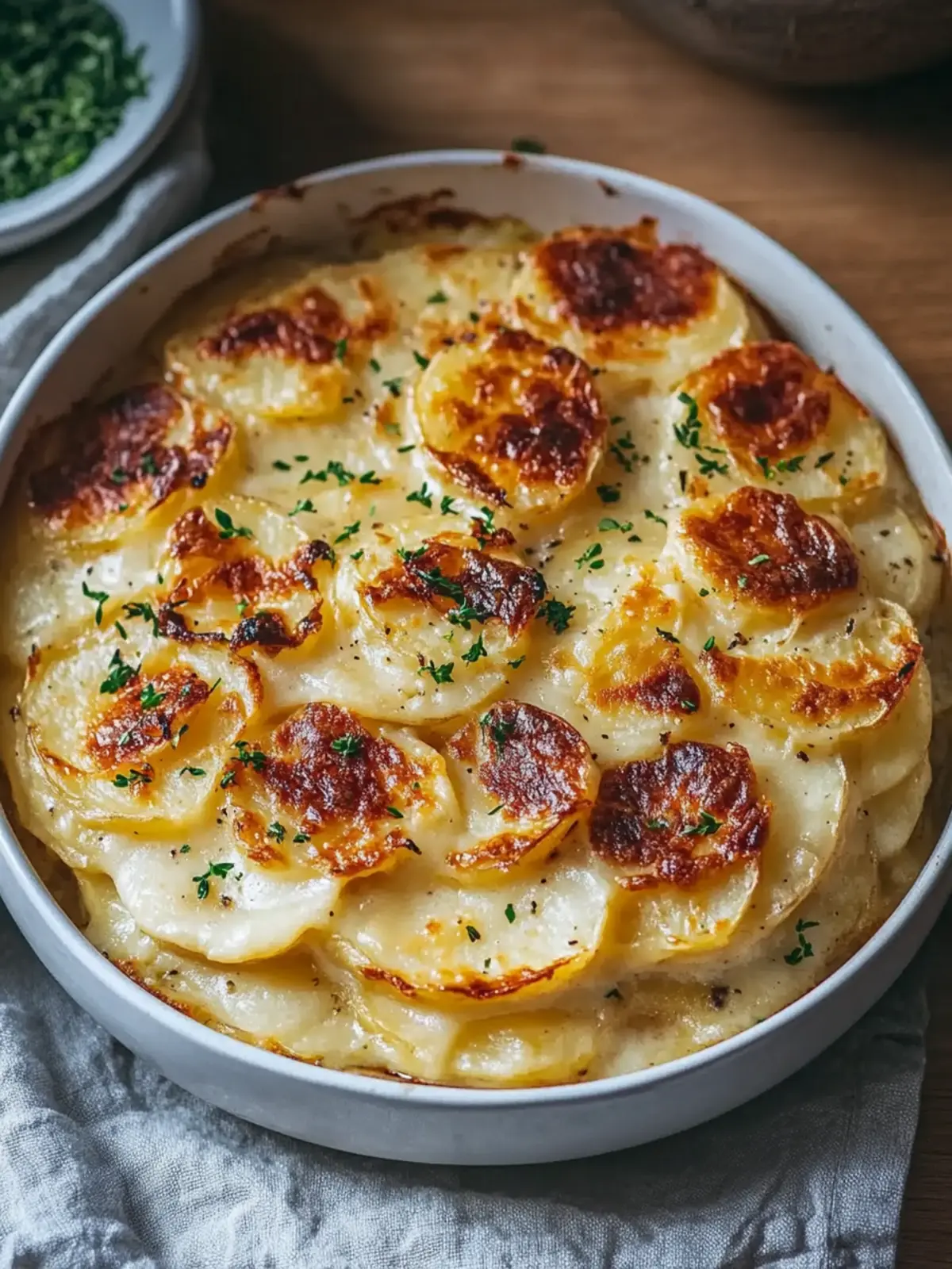 Loaded Scalloped Potatoes with Bacon for Ultimate Comfort Food 3 Loaded Scalloped Potatoes