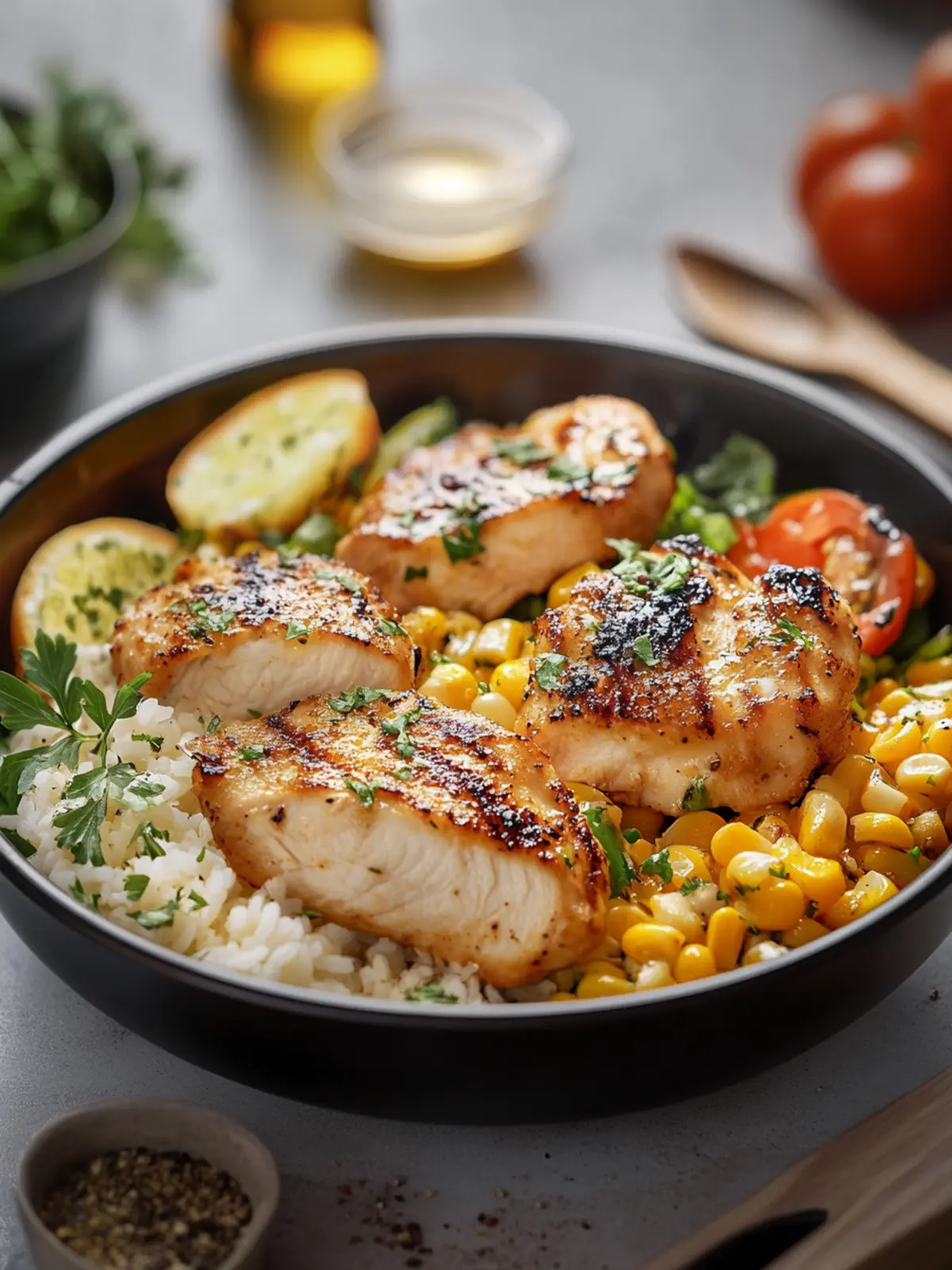 Street Corn Chicken Rice Bowl: A Flavor-Packed Fiesta! 5 Street Corn Chicken Rice Bowl