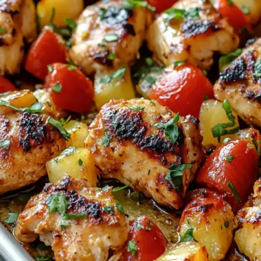 Delicious Hawaiian Chicken Sheet Pan Wonder for Easy Dinners 10 Delicious Hawaiian Chicken Sheet Pan Wonder
