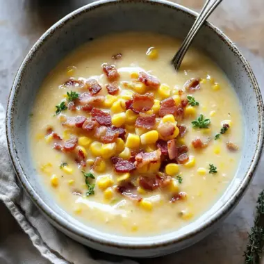 Bacon-Loaded Corn Chowder That's Comfort in Every Spoonful 9 Bacon-Loaded Corn Chowder