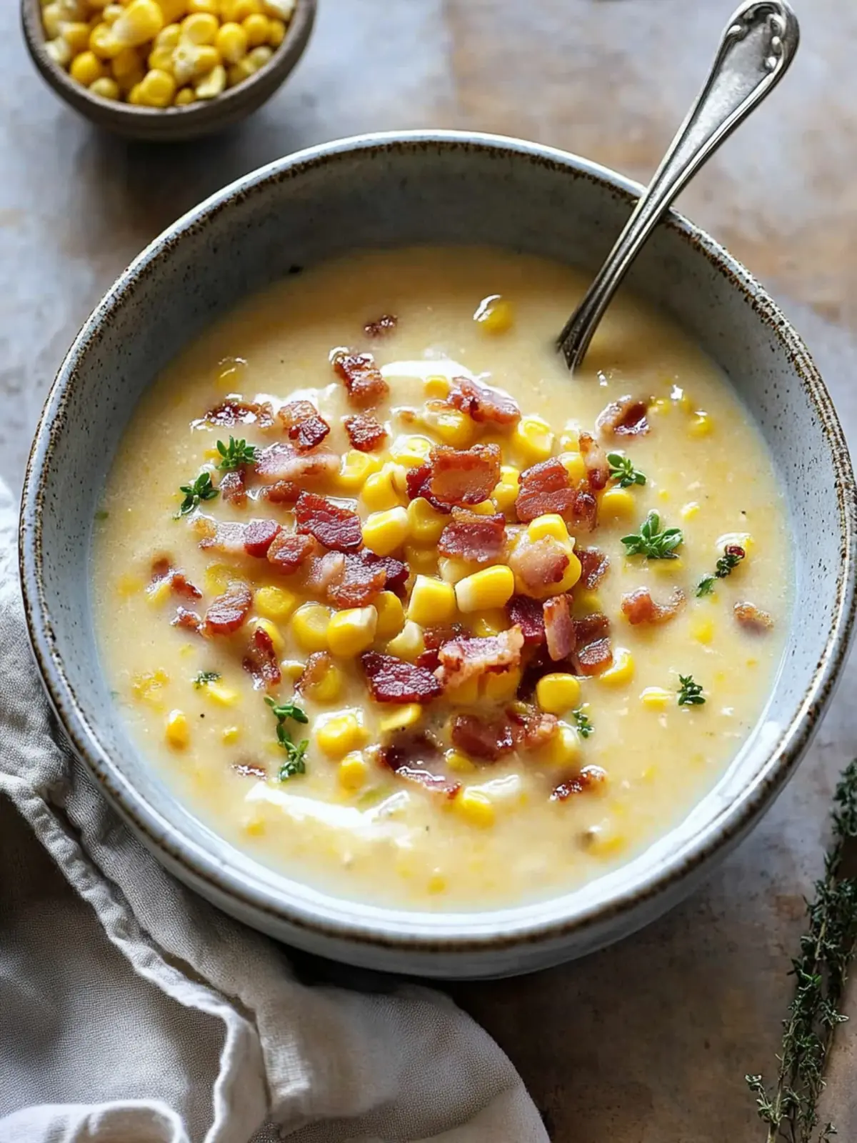 Bacon-Loaded Corn Chowder That's Comfort in Every Spoonful 5 Bacon-Loaded Corn Chowder